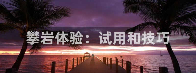 极悦平台官方网站入口：攀岩体验：试用和技巧