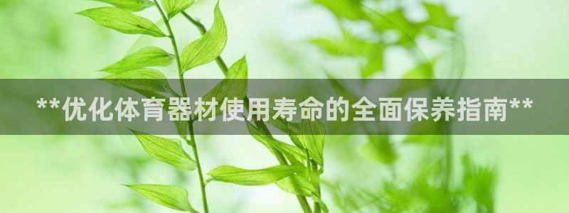 极悦平台登录方式有哪些：**优化体育器材使用寿命的全