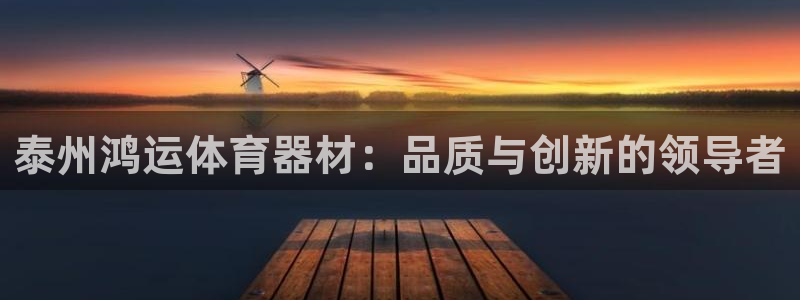 极悦平台是干什么的公司：泰州鸿运体育器材：品质与创新