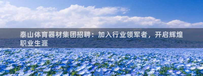 极悦平台注册用户名验证失败：泰山体育器材集团招聘：加
