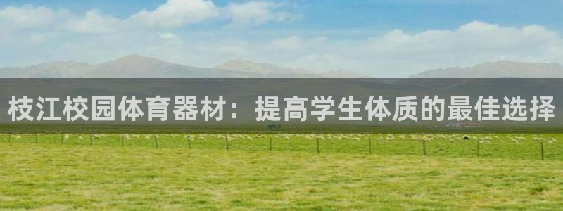 极悦平台使用教程：枝江校园体育器材：提高学生体质的最