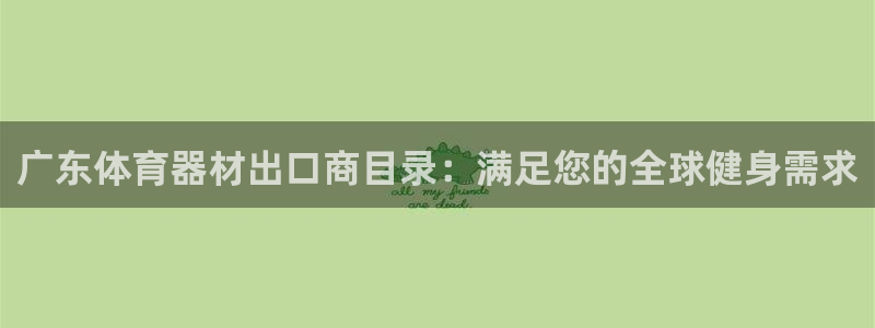 极悦娱乐股东有哪些：广东体育器材出口商目录：满足您的