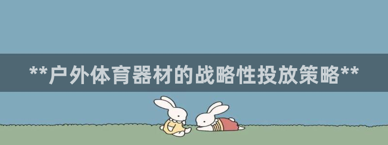 极悦官网下载最新版本更新内容：**户外体育器材的战略