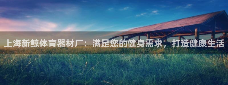 极悦娱乐的背景和历史背景：上海新鲸体育器材厂：满足您