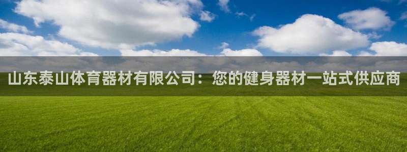 极悦平台注册太7.0.2.4怎么解决：山东泰山体育器