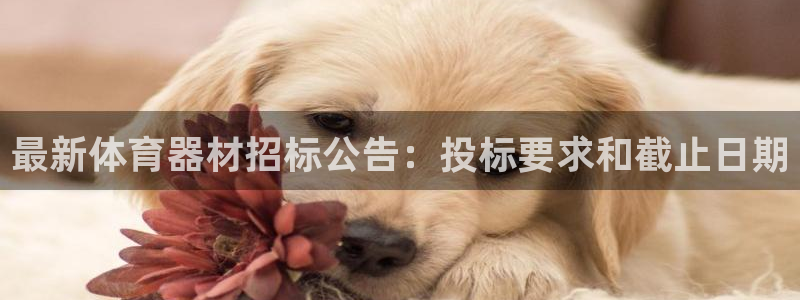 极悦平台官网登录不了：最新体育器材招标公告：投标要求