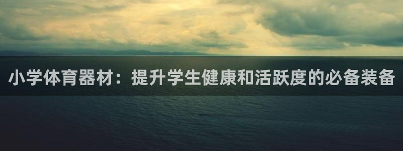 极悦平台官网登录网址查询：小学体育器材：提升学生健康