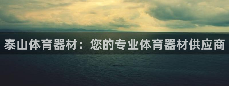 极悦平台登录不进去怎么回事呀：泰山体育器材：您的专业
