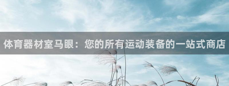 极悦平台官方网站入口：体育器材室马眼：您的所有运动装
